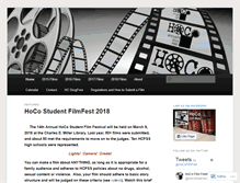 Tablet Screenshot of hocofilmfest.com